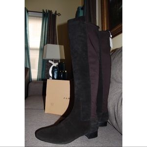 Zara Women High Knee Boots